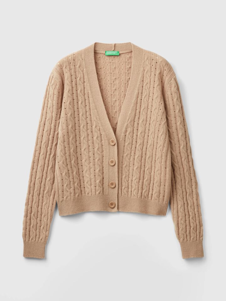 L/S CARDIGAN Mujer image number 4